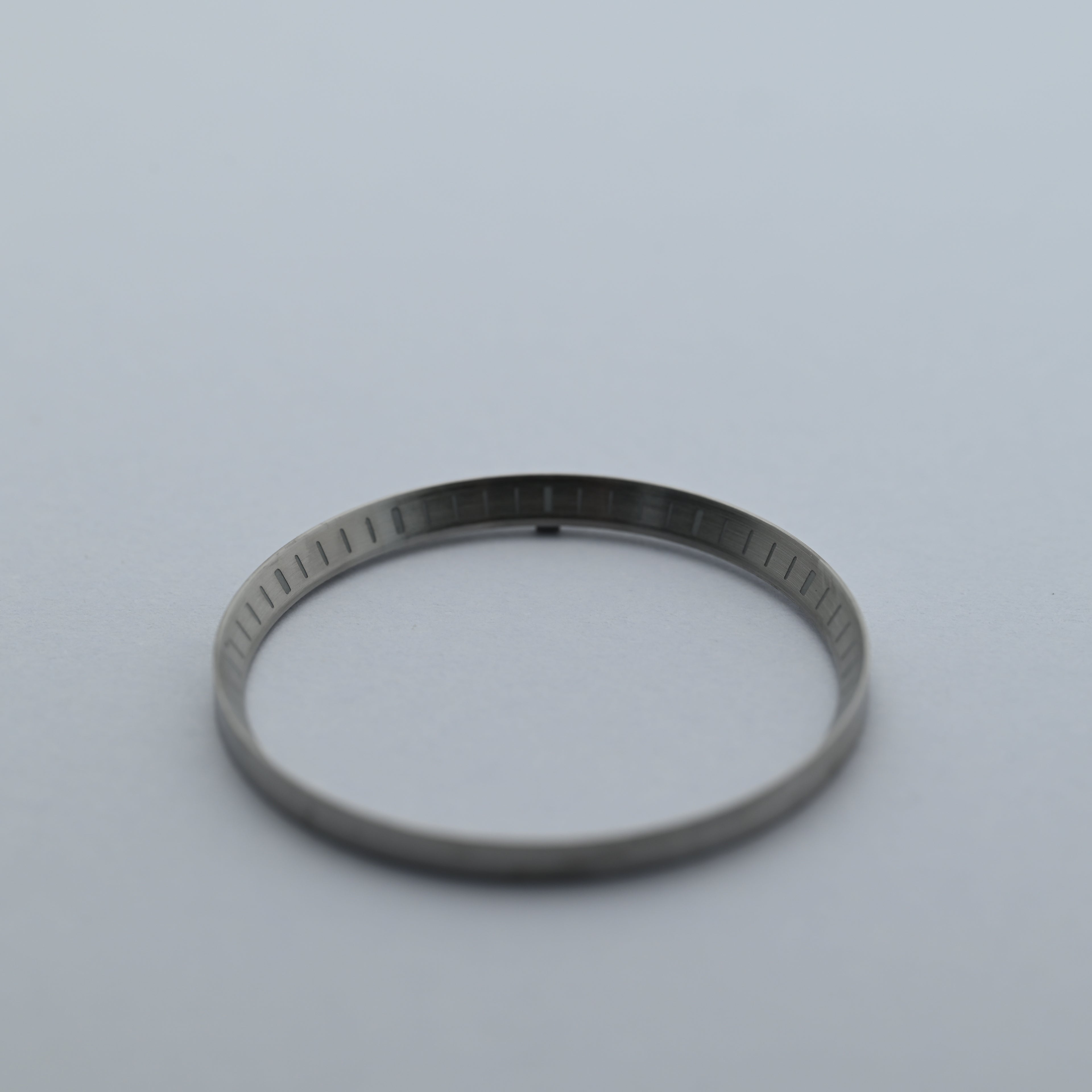 CHR037 Lumed Silver Chapter Ring with Engraved Markers for SKX007 / SKX009 / SRPD