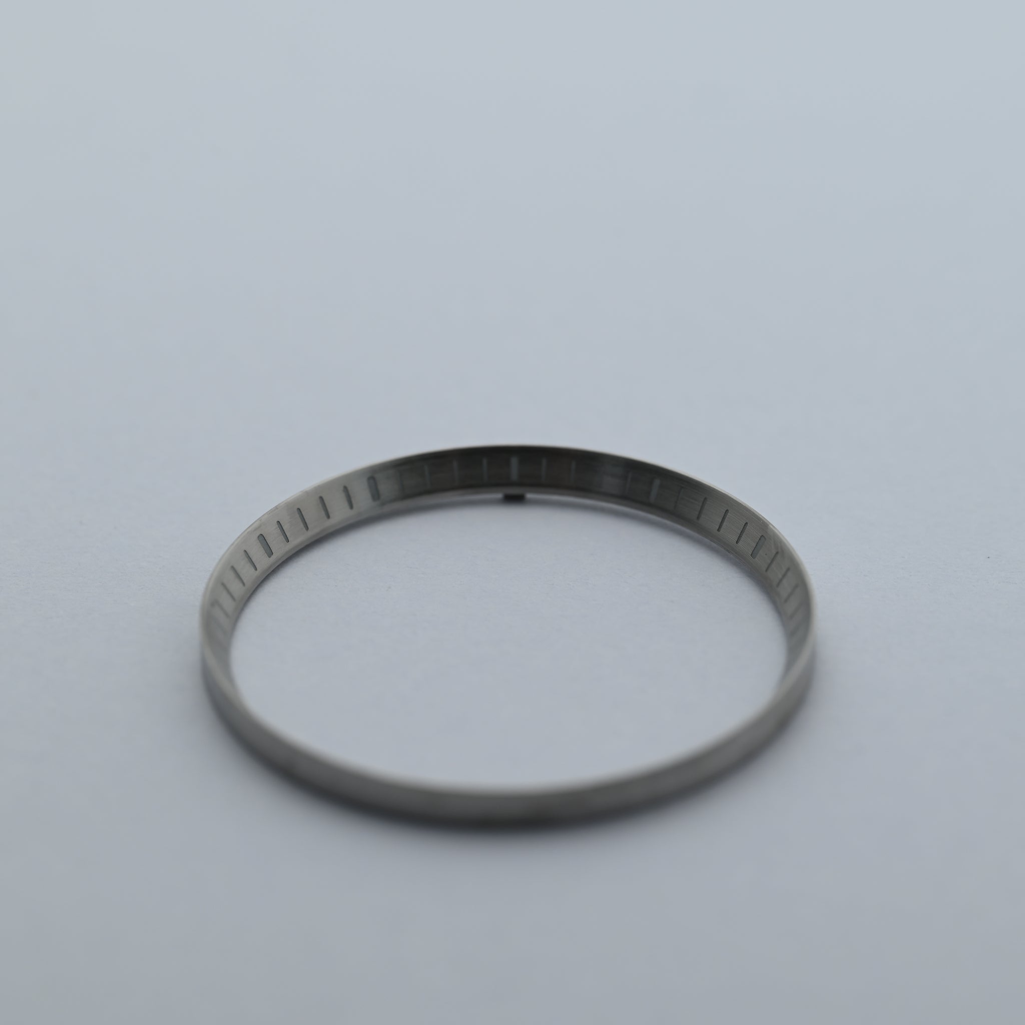 CHR037 Lumed Silver Chapter Ring with Engraved Markers for