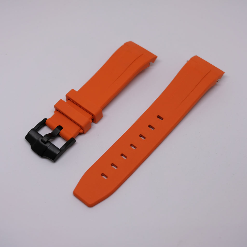 SKX007 strap, SKX007 oysterflex strap; skx007 curved ends strap; monstrap skx; monstraps