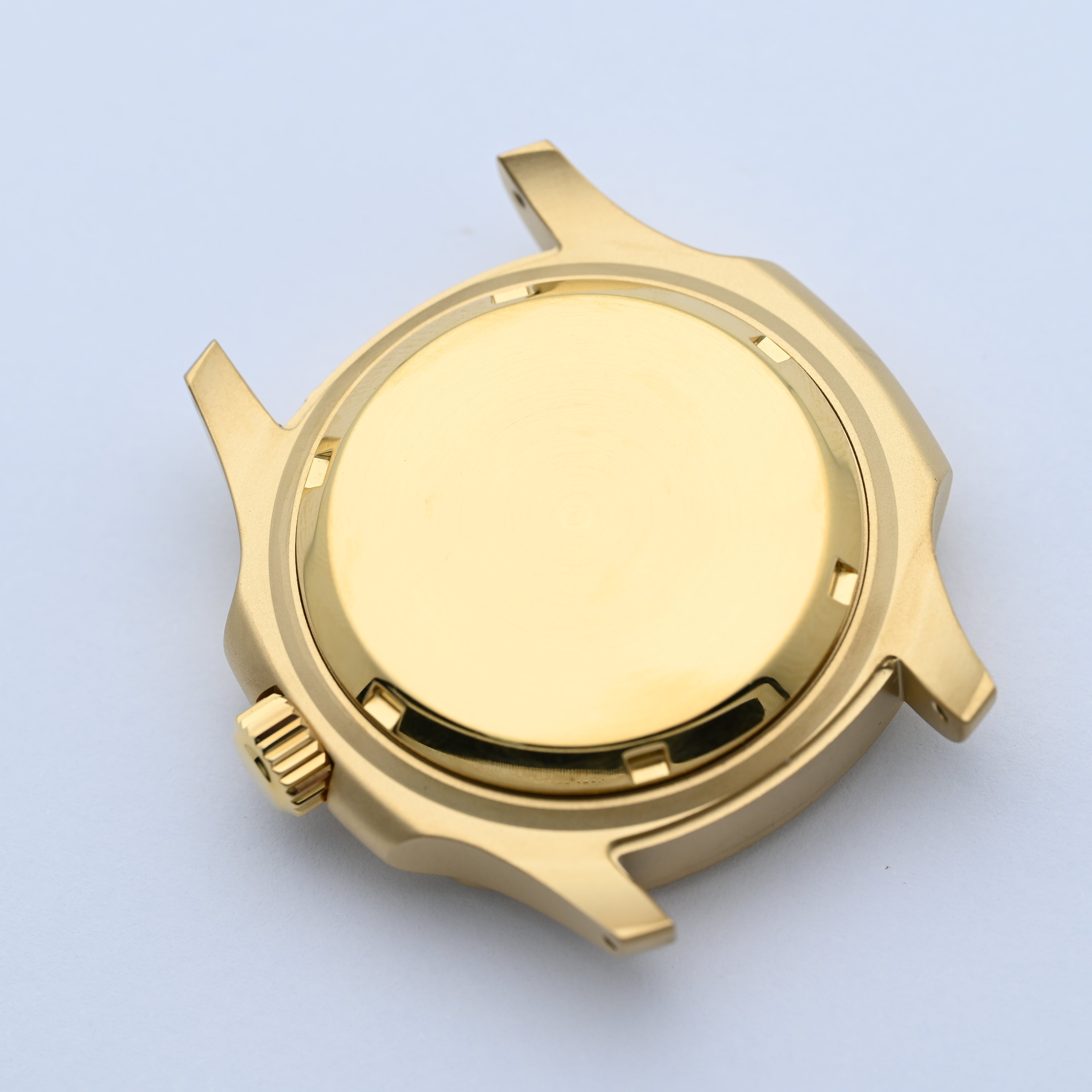 Matte Gold Nautilus-style Conversion Case Set for Seiko Mods - CAS010