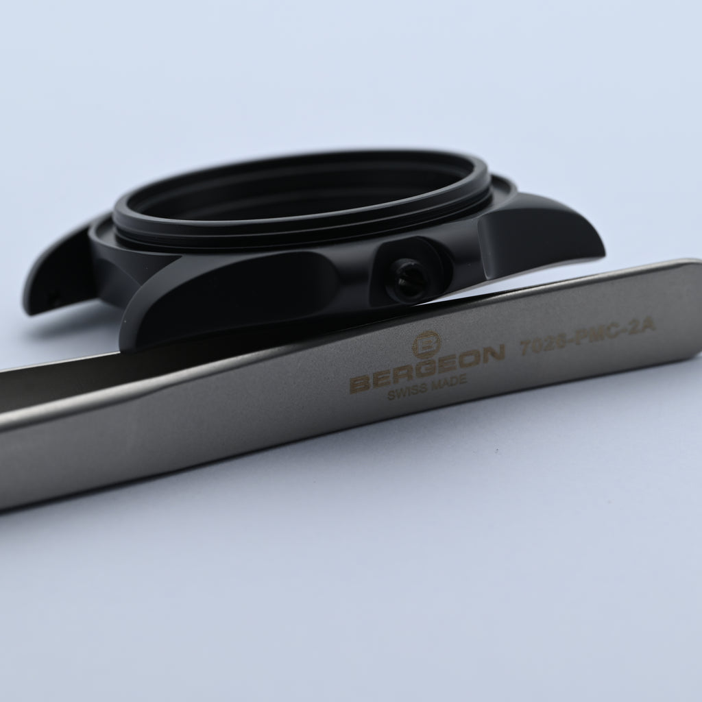 CAS002S Slim PVD Matte Black Sub Case with Case Back