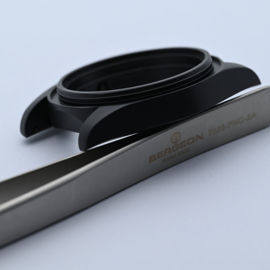 CAS002S Slim PVD Matte Black Sub Case with Case Back