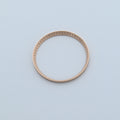 CHR036 Brushed Rose Gold with Engraved Markers Chapter Ring for SKX007 / SKX009 / SRPD
