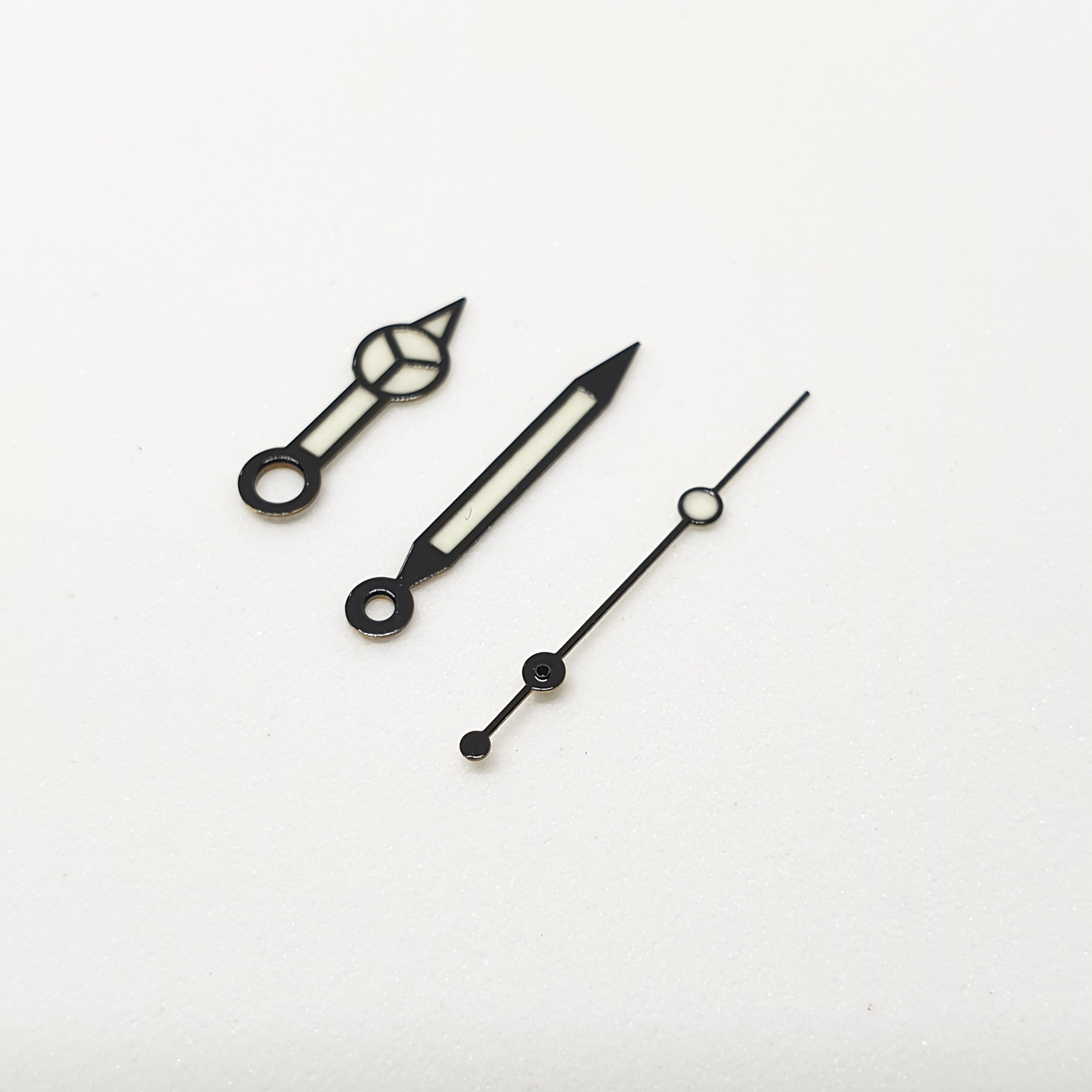 Polished Black Merc Full Hand Set - HAN037