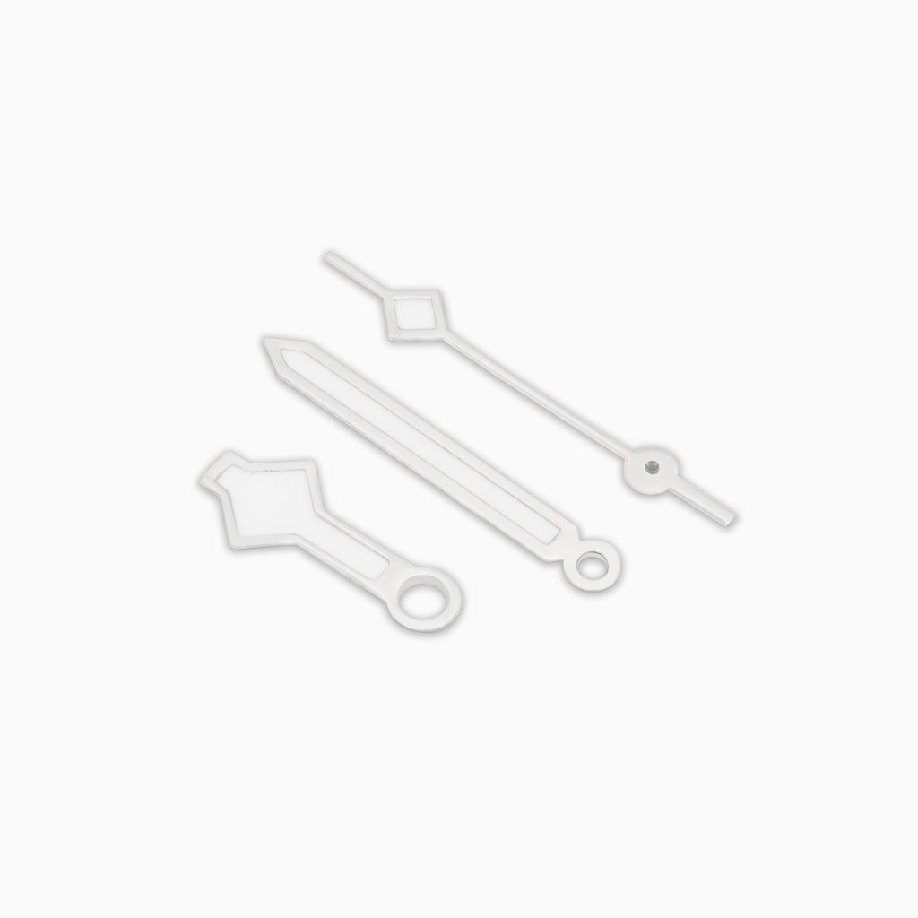 Polished Silver Snowflake Full Hand Set - HAN050