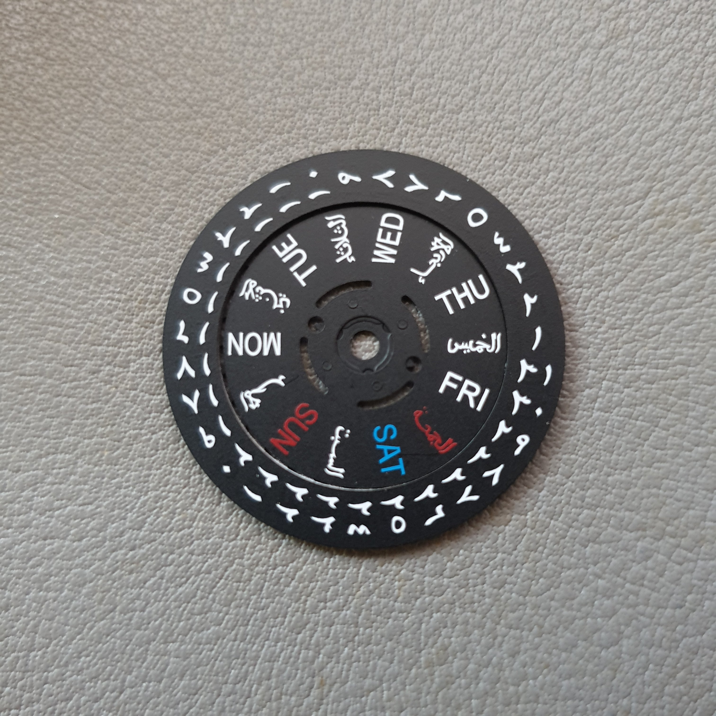 Seiko arabic day wheel, arabic nh36