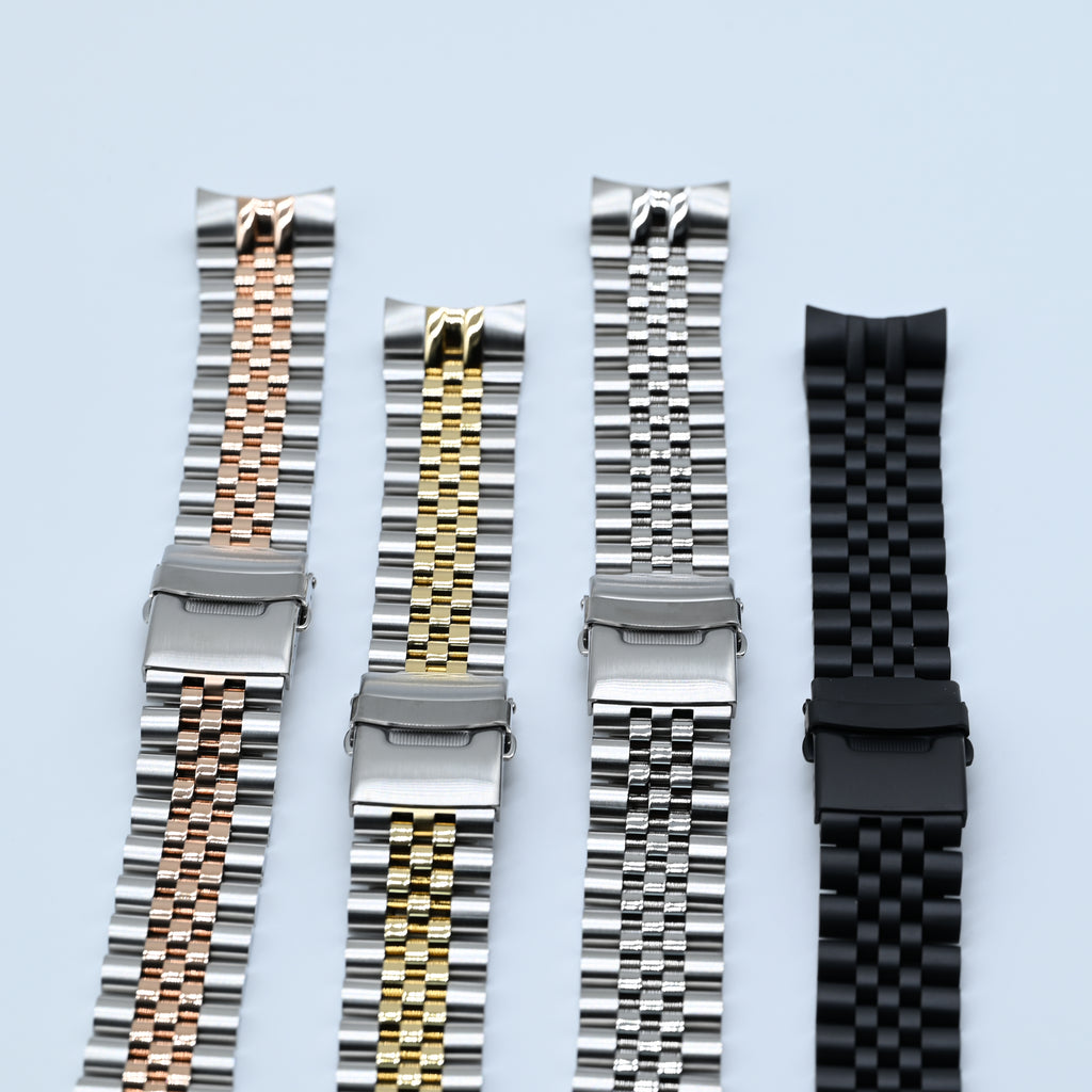 SKX/SRPD Watch Bracelet: Jubilee Two-Tone Gold