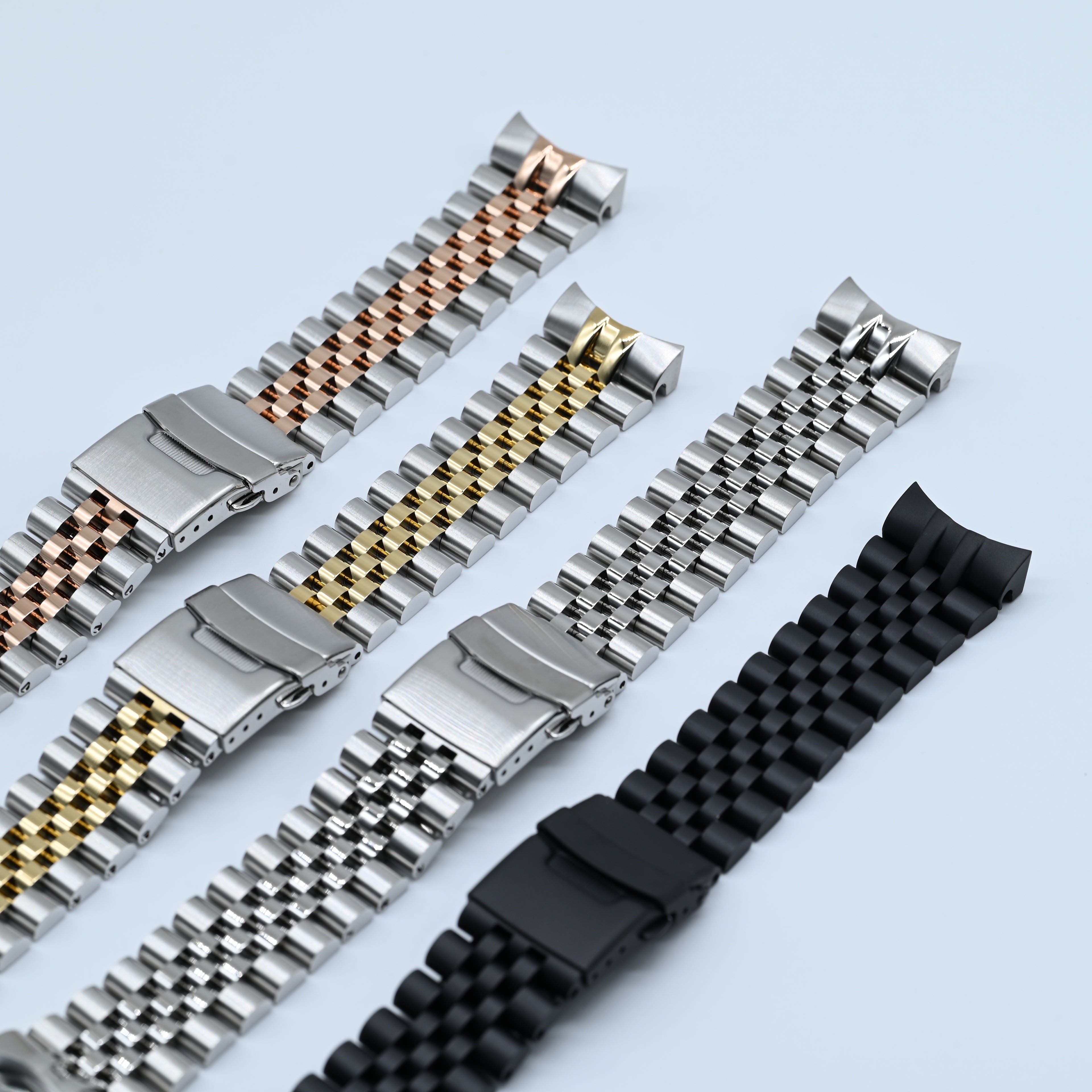 SKX/SRPD Watch Bracelet: Jubilee Two-Tone Gold
