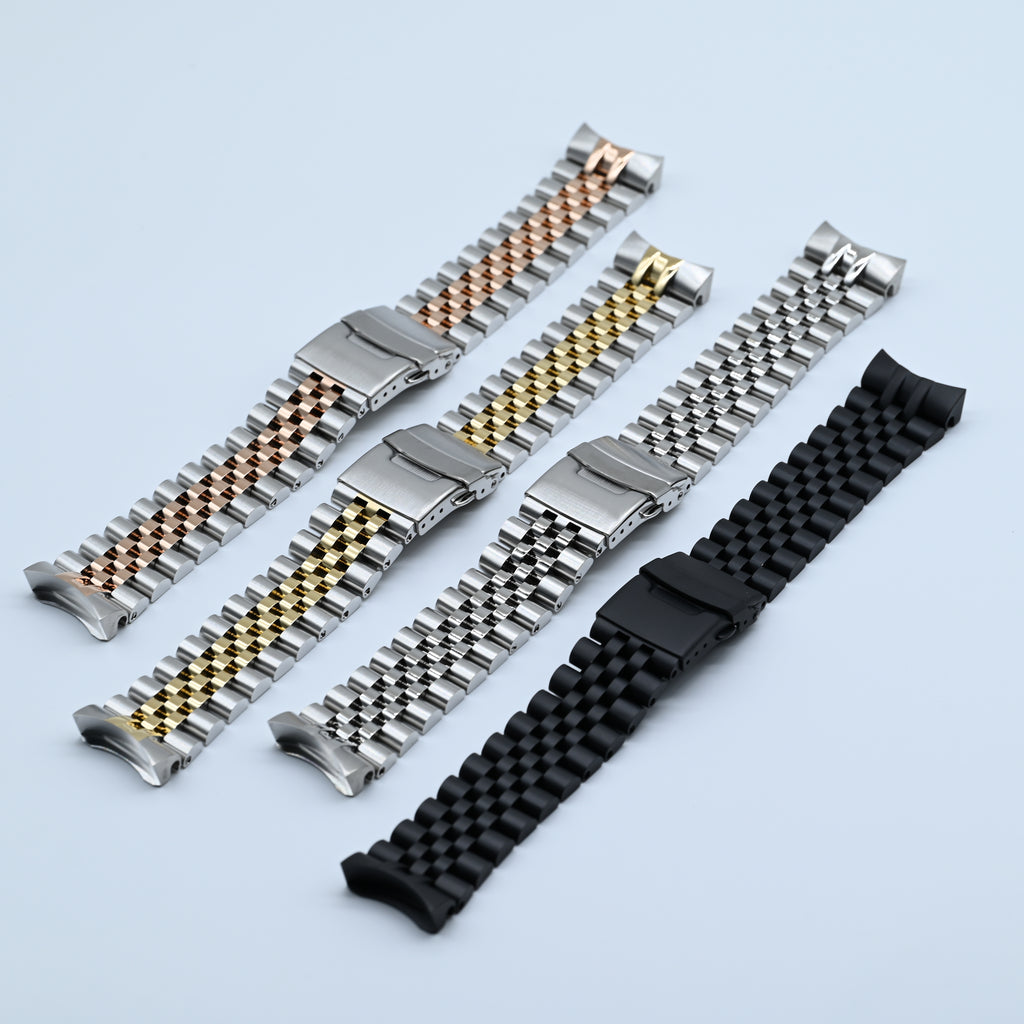 SKX/SRPD Watch Bracelet: Jubilee Two-Tone Gold