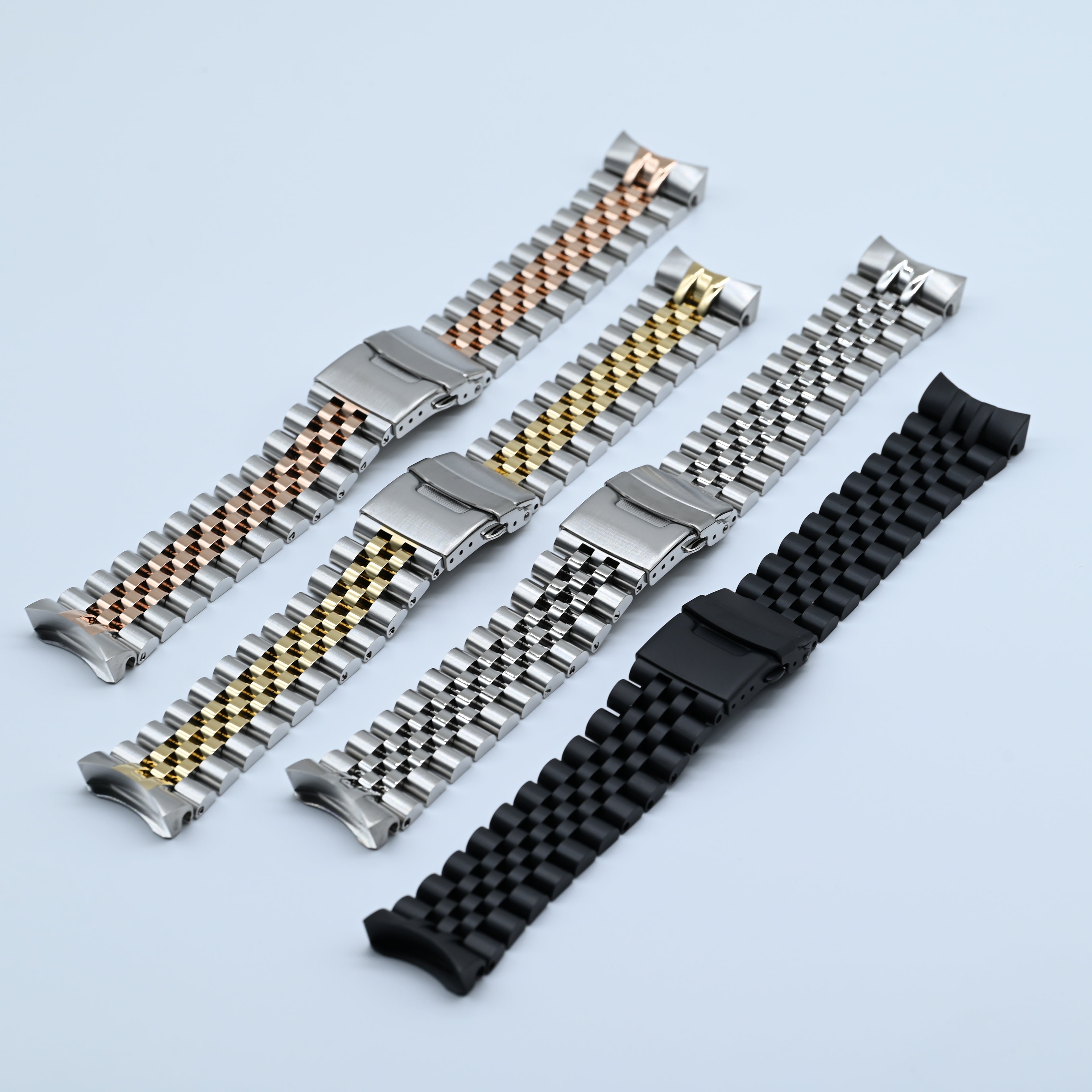 SKX/SRPD Watch Bracelet: Jubilee Two-Tone Gold