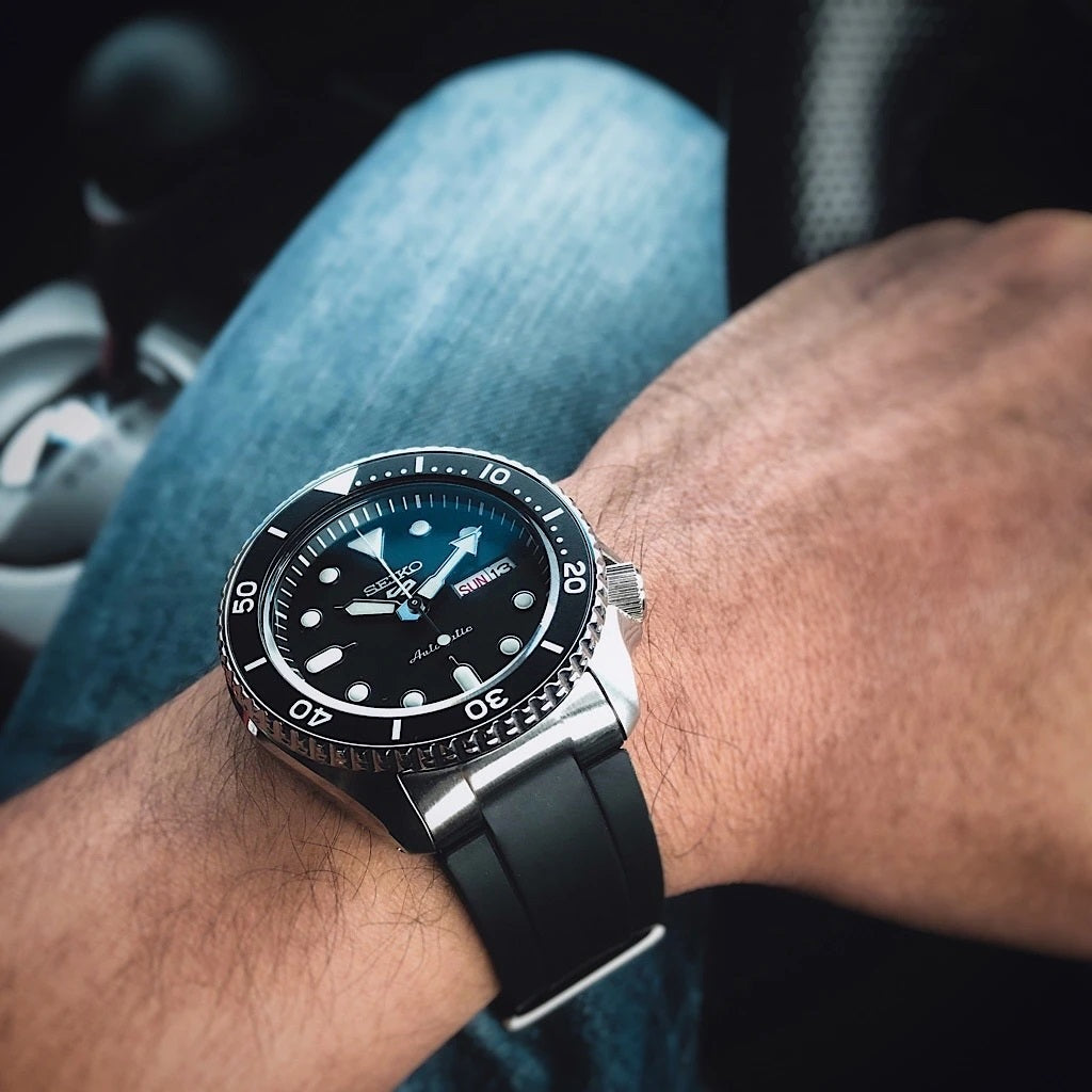 STR001 Clockwork Republic End Link Rubber Strap For SKX007